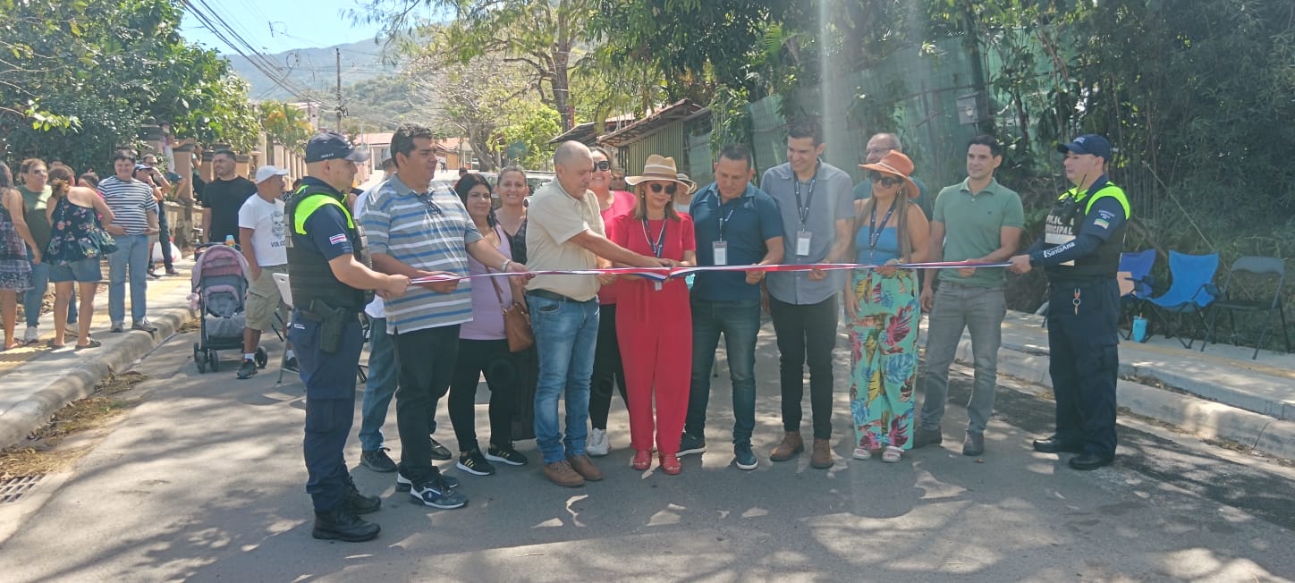 Alcaldía inaugura mejoras en Calle Macho Madrigal en Piedades