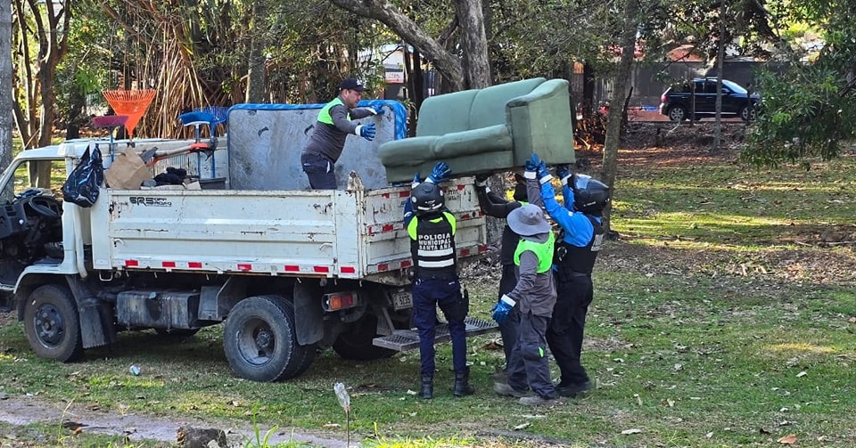 Policía Municipal desmantela puntos de consumo de drogas y refugio de asaltantes