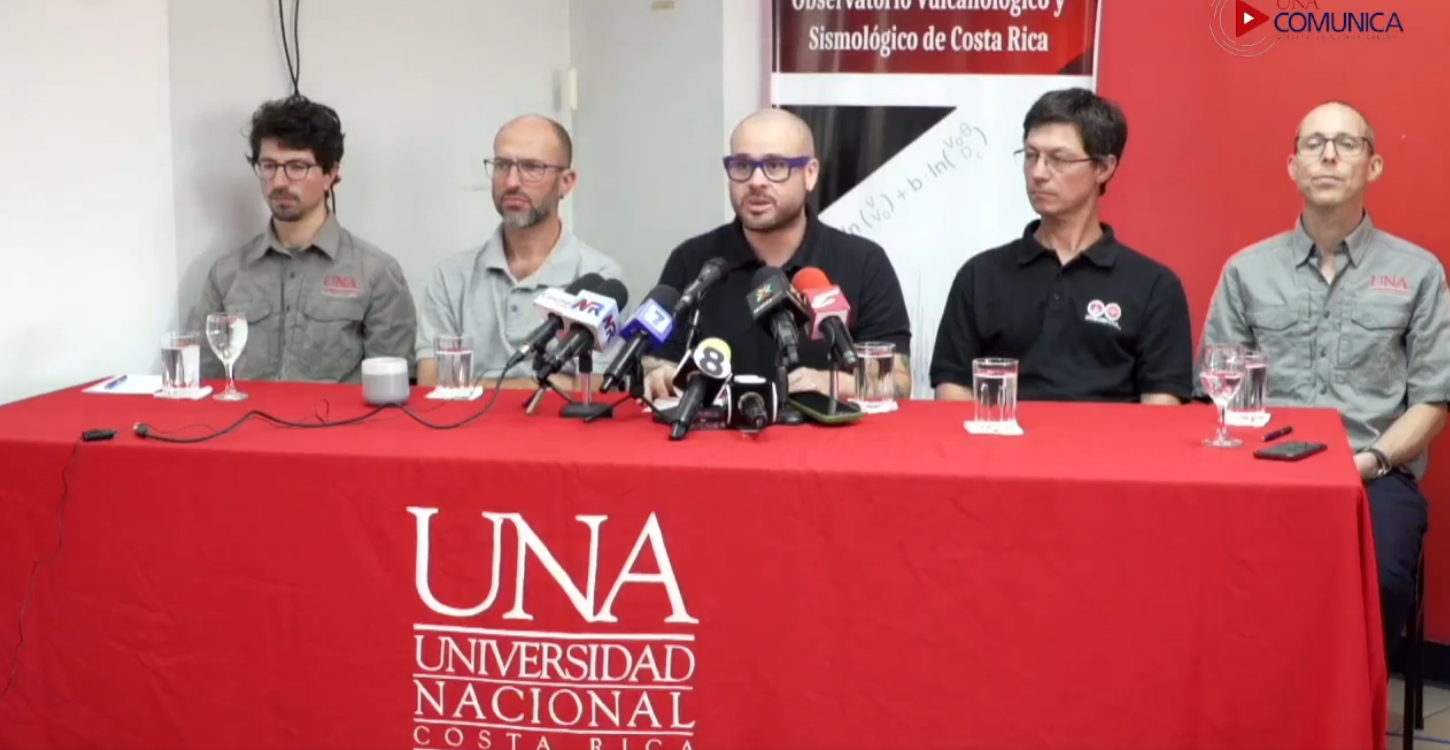 Vulcanólogos confirman existencia de un cuerpo pequeño de magma dentro del Volcán Poás