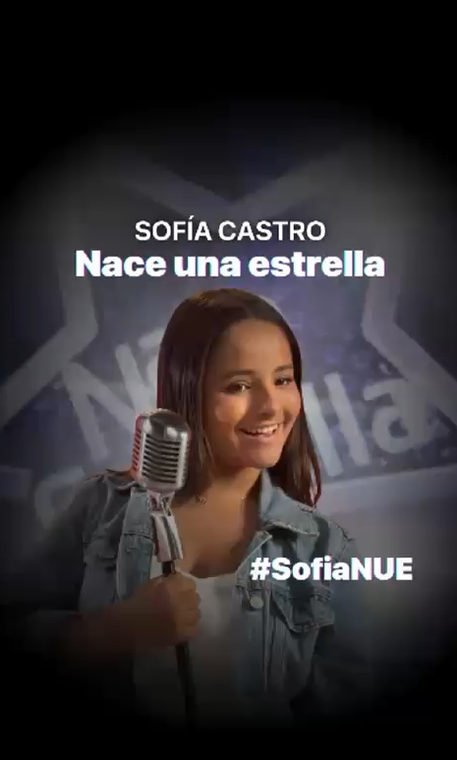 Santaneña de 13 años participa en el programa de canto Nace una Estrella