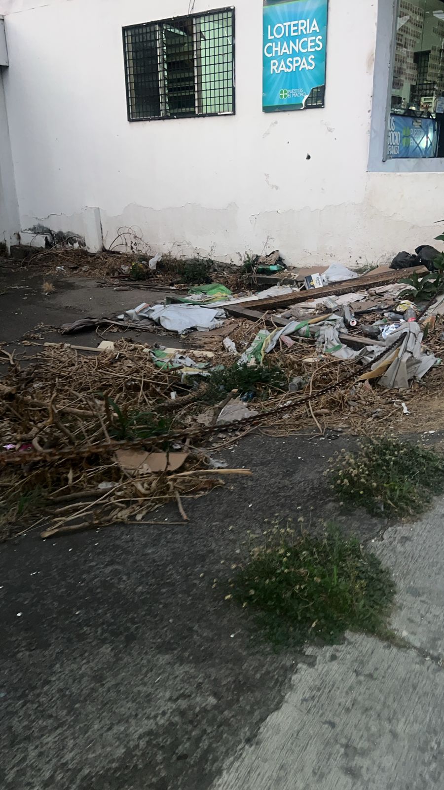 Vecina preocupada por propiedad en abandono frente al Colegio de Santa Ana