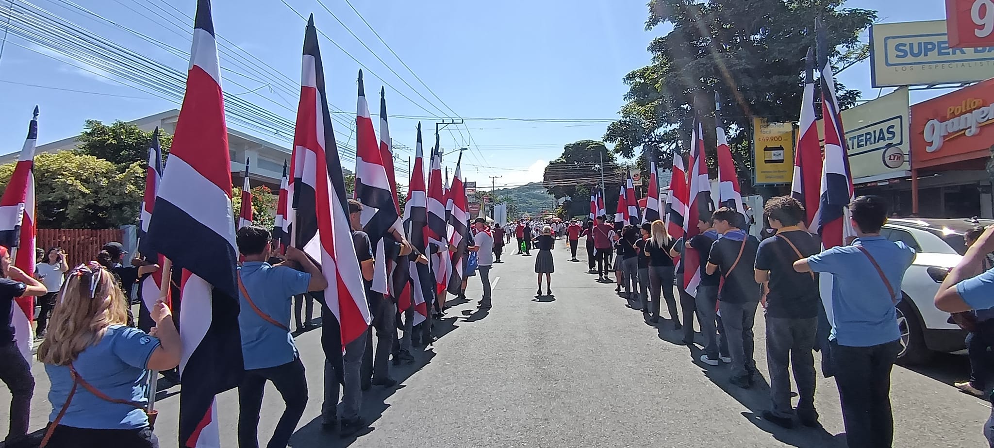 Santaneños a celebrar con fervor los 204 años de independencia de Costa Rica