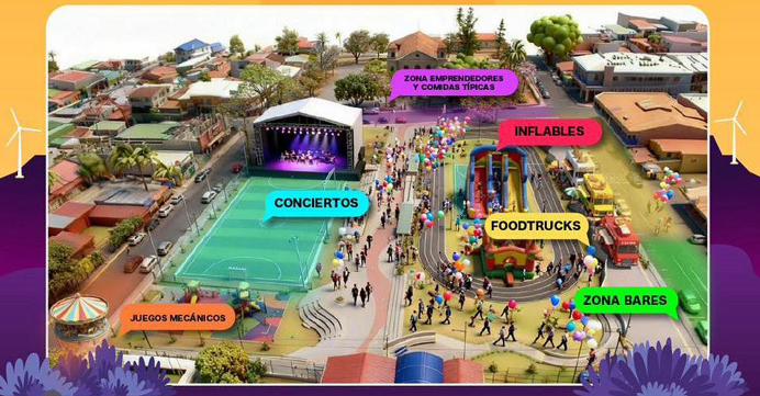 Fiestas Populares Santa Ana 2025 ya tienen su mapa de distribución