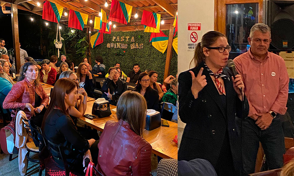 Claudia Dobles en Santa Ana: Optimismo por encuestas y críticas a la polarización política