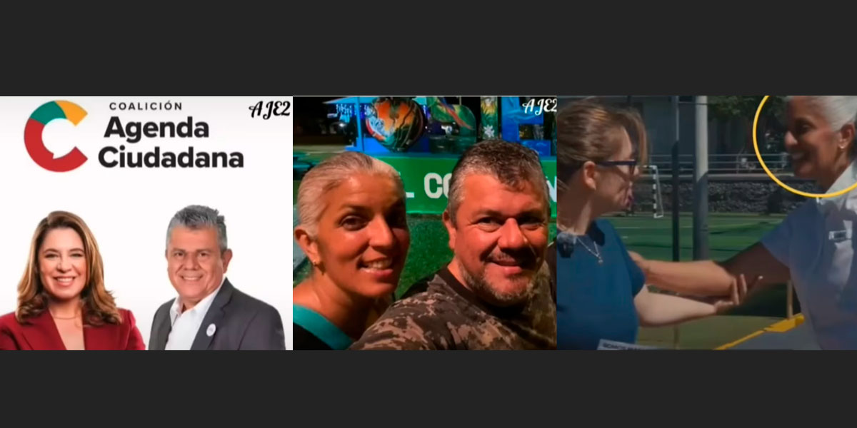 Alexander Solís responde a críticas por spots de campaña en los que participa su esposa