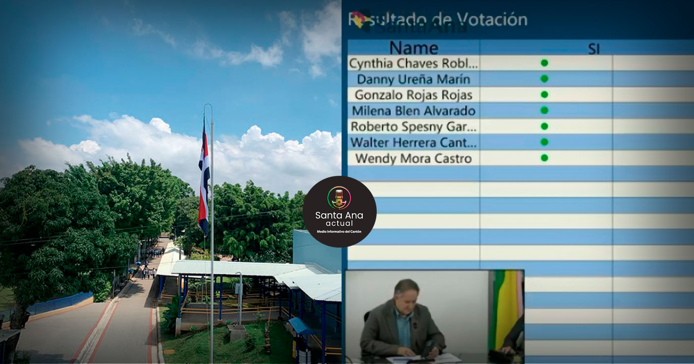 Concejo Municipal aprueba ₡552 millones para centros educativos de Santa Ana este 2026