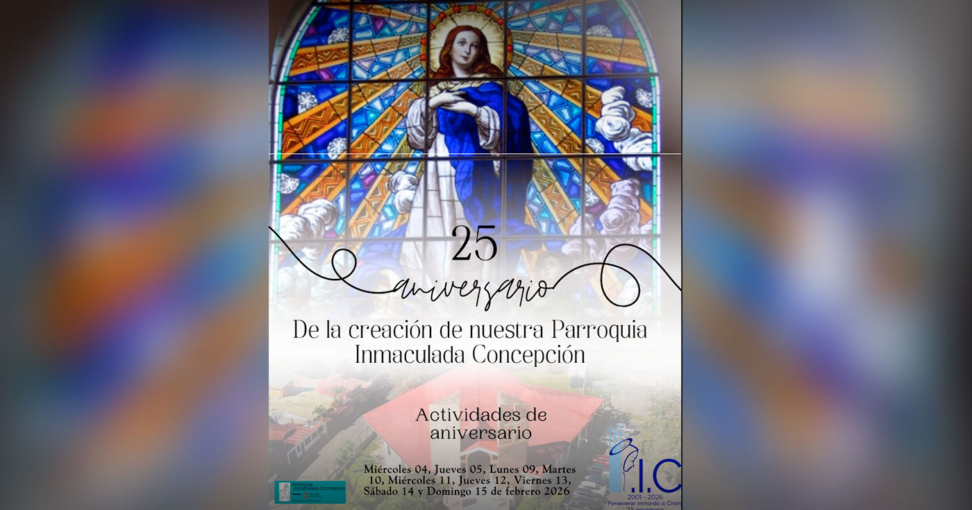Parroquia Inmaculada Concepción de Pozos celebrará sus 25 años con diferentes actividades