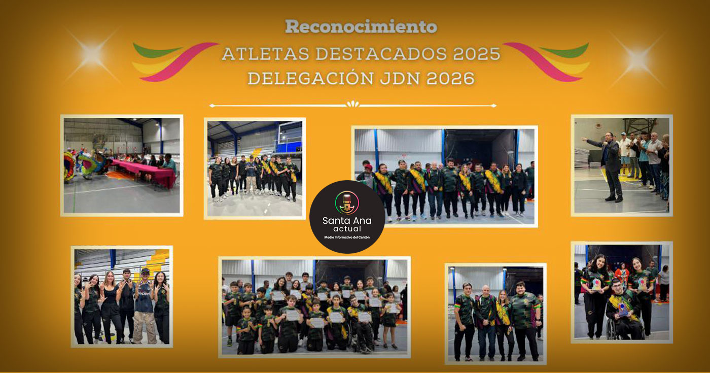 Atletas santaneños recibieron reconocimiento tras brillar en Juegos Deportivos Nacionales