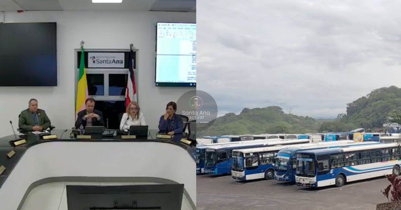 Concejo Municipal respalda acciones de la alcaldía ante el MOPT por quejas en transporte público