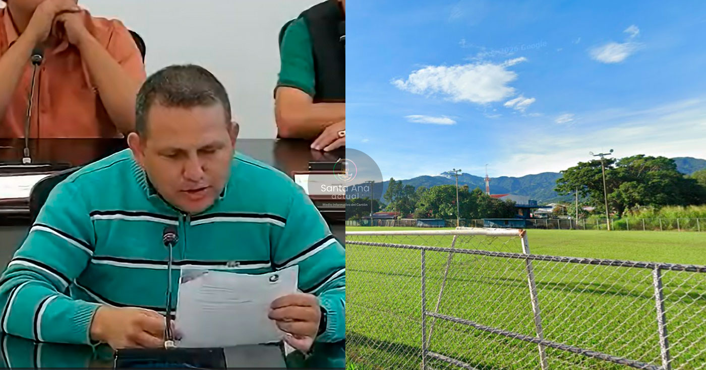 Regidor del PUSC propone reubicar cancha de Pozos, moción fue rechazada