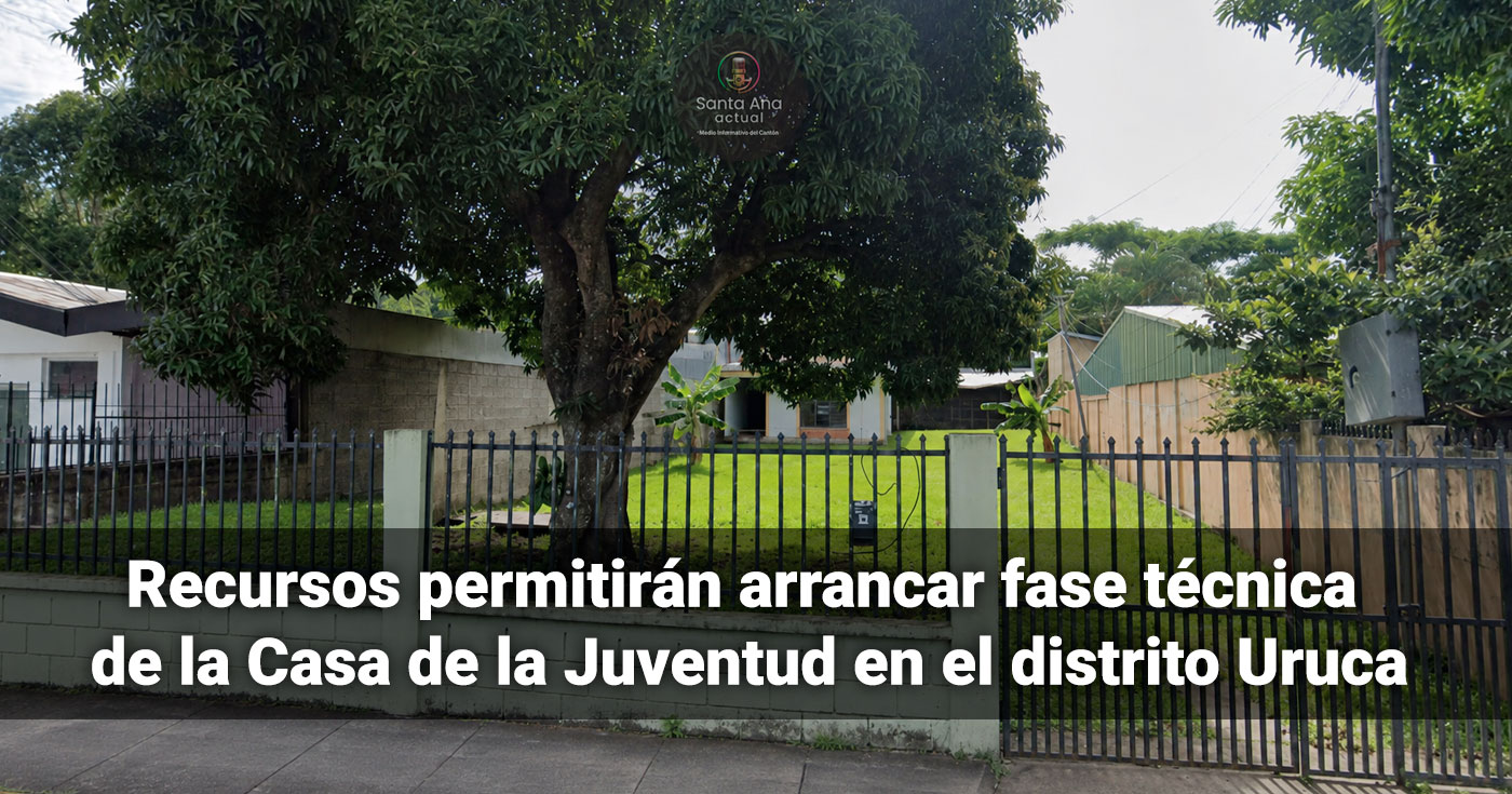 Recursos permitirán arrancar con la fase técnica de la Casa de la Juventud en el distrito Uruca