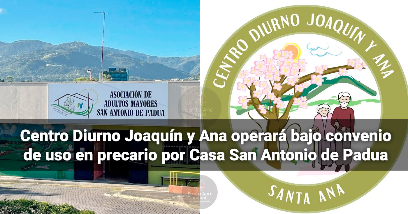 Centro Diurno Joaquín y Ana operará bajo convenio de uso en precario por Casa San Antonio de Padua