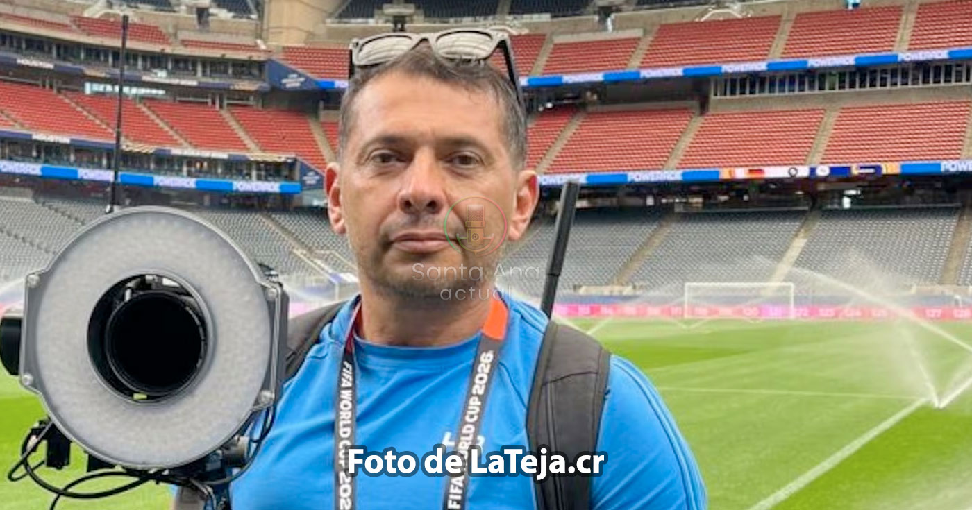Santaneño forma parte del Mundial 2026 como camarógrafo oficial de la FIFA