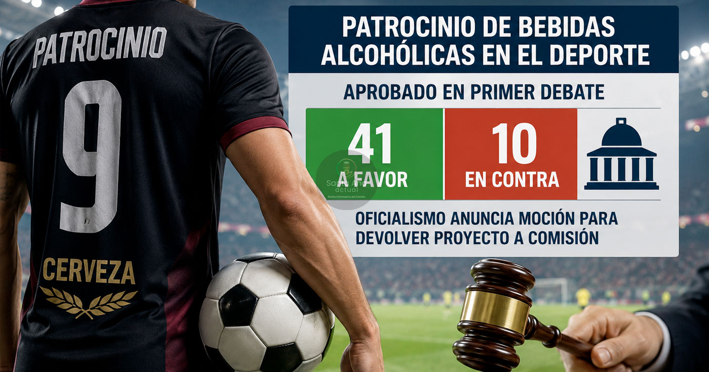Asamblea Legislativa: Aprueban en primer debate patrocinio de bebidas alcohólicas en el deporte