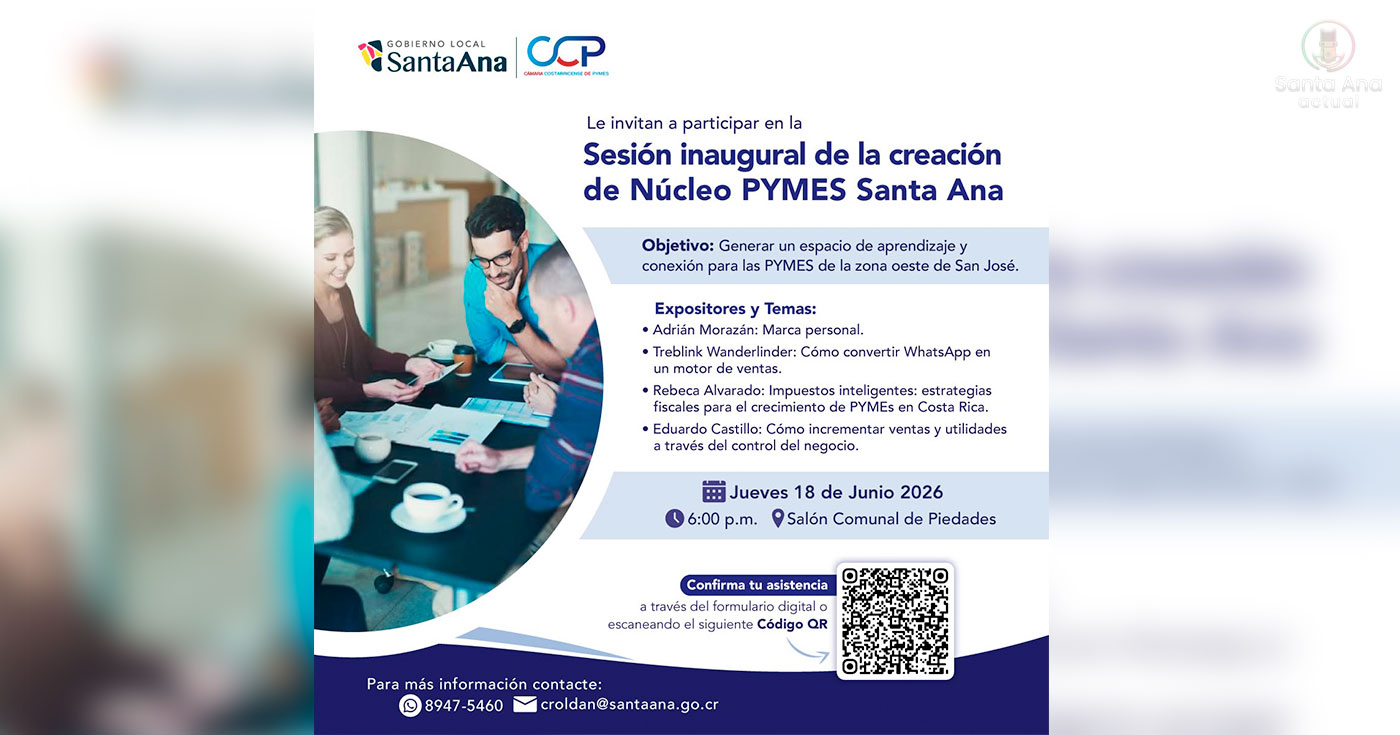 Emprendedores locales tendrán acceso a herramientas y asesoría mediante charla sobre Pymes