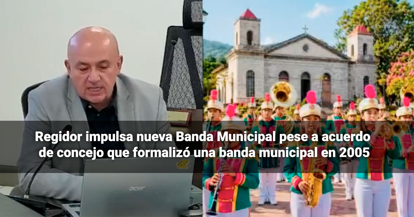 Regidor impulsa nueva banda municipal pese a acuerdo de concejo que formalizó una banda municipal en 2005