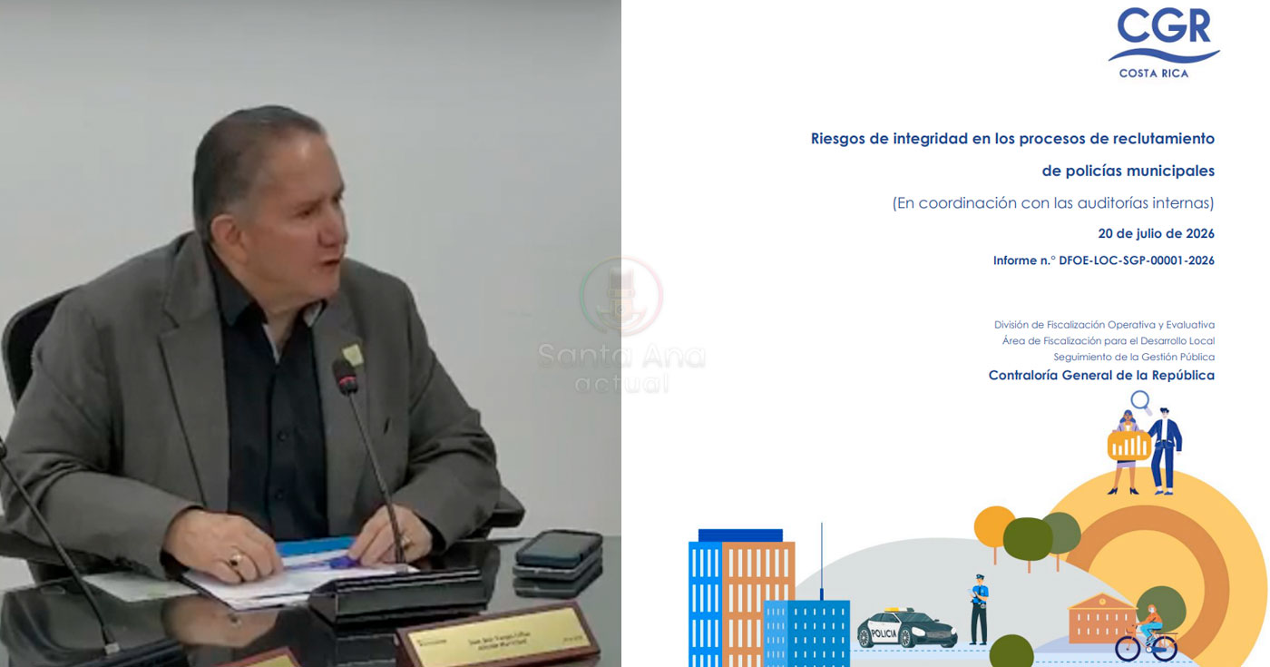 Juan José Vargas arremete contra Santa Ana Actual por publicación basada en informe de la Contraloría