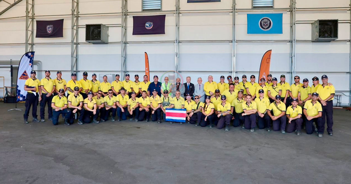 Bomberos de Costa Rica regresan tras misión humanitaria de búsqueda y rescate en Venezuela